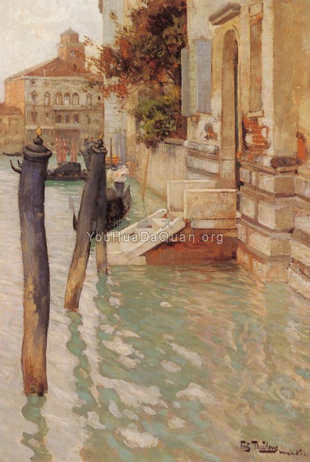 On The Grand Canal, Venice - 弗里茨·陶洛